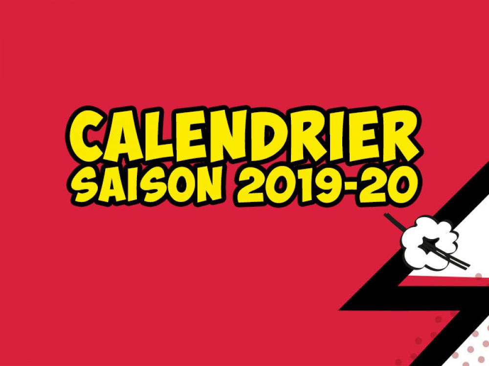 Calendrier 2019-20