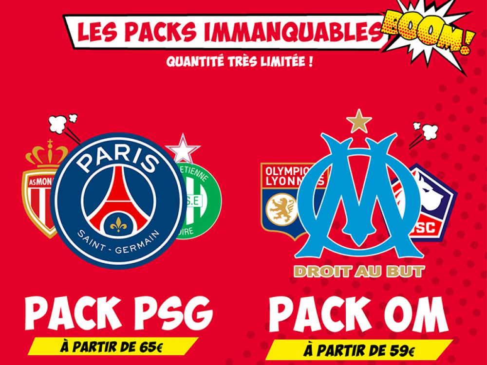 Pack PSG et Pack OM