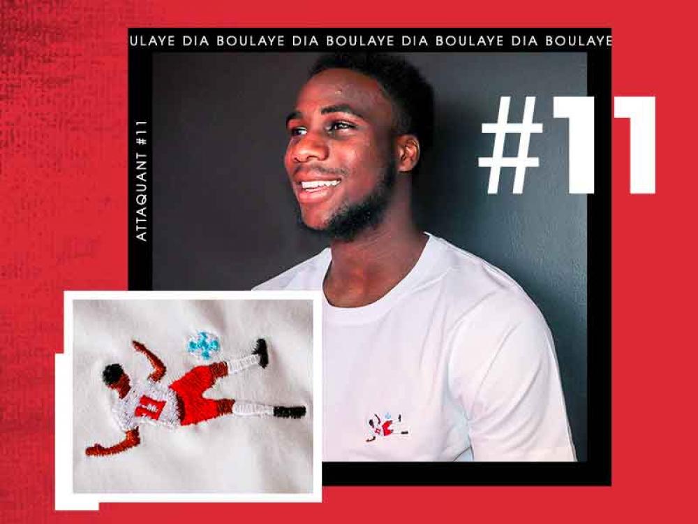 T-shirt retourné Boulaye Dia