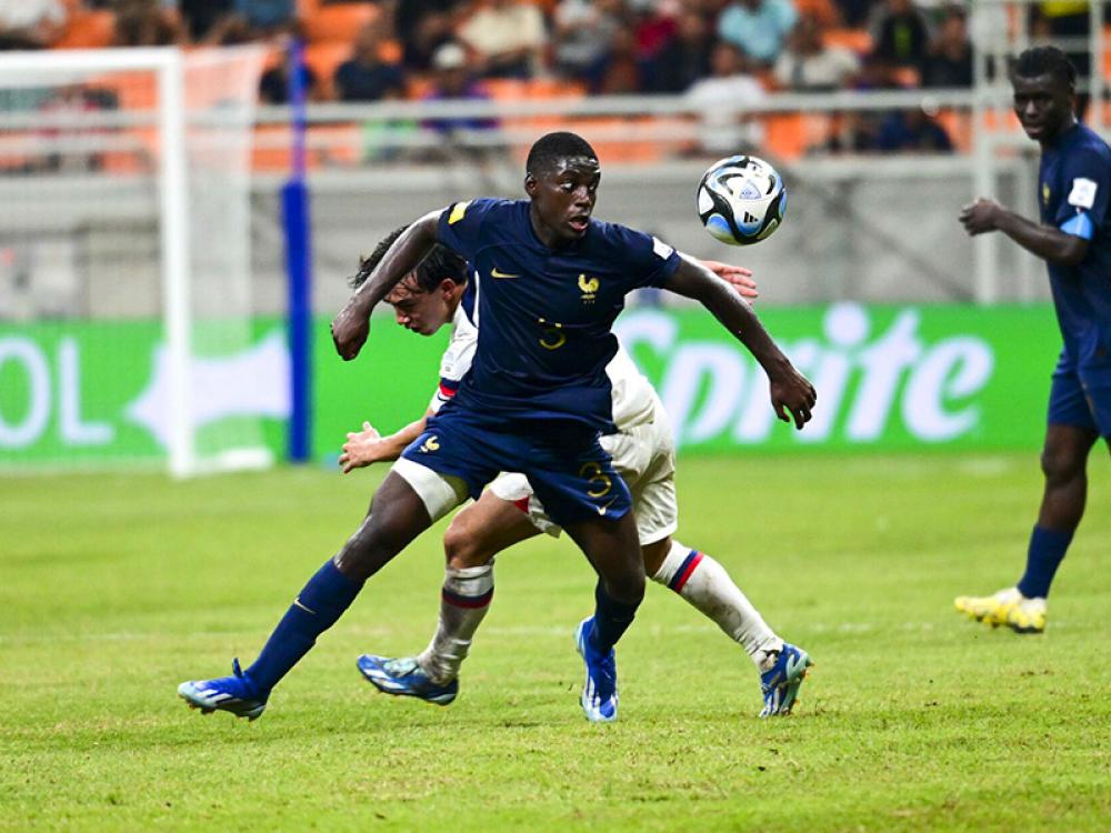 Nhoa Sangui lors de la Coupe du Monde U17 / Crédit : Xinhua - Icon Sport