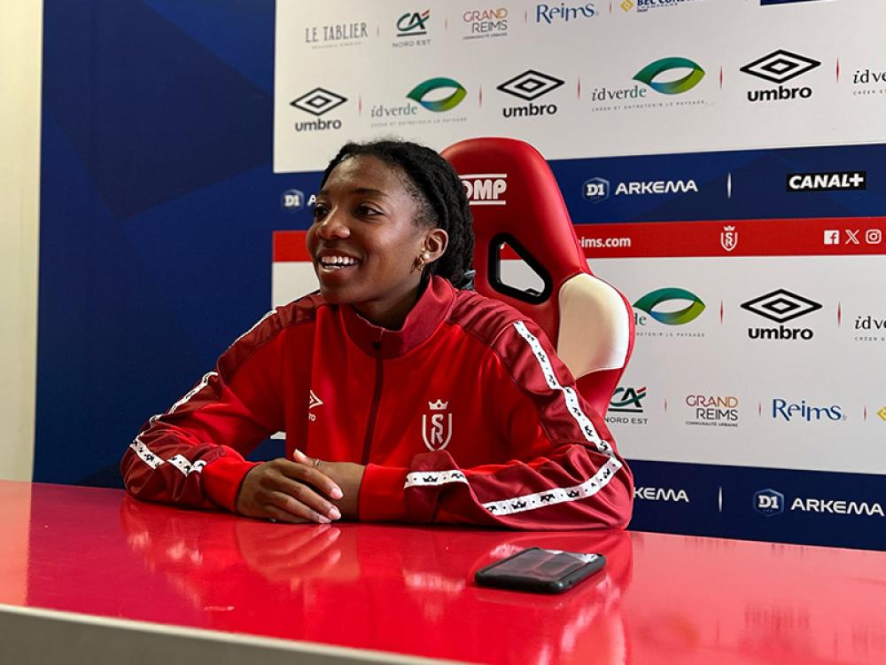 Mia Gyau avant la réception de Bordeaux